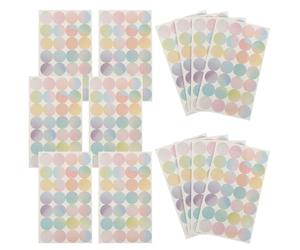 16 Feuilles Autocollants de Renforcement, Réparation | Feuillets Adhésifs, par Feuille, Design Simple, pour Classement Bureau et Carnets