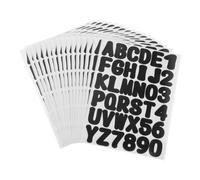 16 Feuilles Autocollants Lettres de L'alphabet Blancs, 16 DIY | Lettres Autocollantes Blanches, Maison et Album de Souvenirs, pour Panneaux D'affichage et Décor de Classe