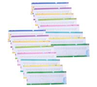16 Feuilles Cartes Mathématiques Effaçables à Sec pour Garçons