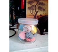 16 Fondants Parfumés Cœurs en Cire de Soja Parfums Mélangés