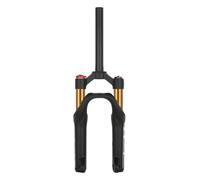 16" Fourche pneumatique VTT 1-1/8" fourche à Suspension droite 9*100mm QR | Débattement 60mm Fourches avant de freins à disque, pneu max de 2.5 pouces, fourches de vélo enfants