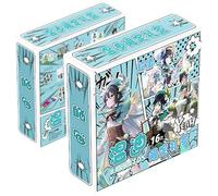 16 Gen Shin Cadeaux Box | Anime Game Figurine Stand, Autocollants, Badge, Poster, Porte-clés, Bracelet | Gen Shin Impact Merch Collections pour Les Fans (V)