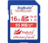 16 Go Uhs-I U3 95Mo/S Carte Mémoire Pour Canon Powershot G1 X Mark Iii, G5 X, G7 X Mark Ii, G9 X, G9 X Mark Ii Caméra