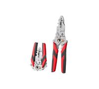 16-In-1 Foldable Stainless Steel Wire Stripper, Multifunctional Wire Stripper Twister Tool with Cable Scissors, Electrician Pliers for Cutting, Clamping, Side Shearing & Winding Wires (1pcs)