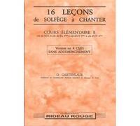 16 LECONS COURS ELEMENTAIRE B 4 CLES