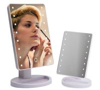 16 miroir cosmétique éclairé de retour