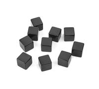 16 mm - Lot de 6 dés vierges - 6 côtés - D6 - Visages pour enfants - Puzzle - Jeu de société - Jouet carré - Tomates KTV - Dans des boîtes de conserve - Sans sel