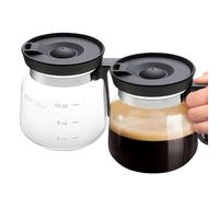 16 Oz Glass Coffee Mug - Coffee Pot Style, 16oz Glass Coffees Mug in Coffees Pot Shape, Heatproof Large Capacity For Coffees, Teas, Chocolate (2pcs)