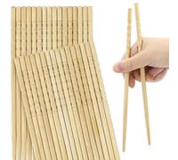 16 paires Essstäbchen anti-glissement, bambou réutilisable cuisinière, handmade bambou-Essstäbchen, bois naturel EssstäBchen pour salle de manger gourmet