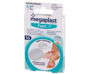 16 pansements occlusifs pour verrues, à l'acide salicylique, hypoallergéniques