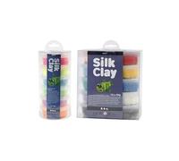 16 pâtes à modeler Silk Clay -