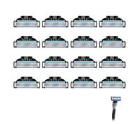 16 Pcs Lames de Rasoir, Manuelles De Lames Rasoir Rasage Recharges de Lames Universelle Applicable Compatibles Rasoirs Standard pour Nettoyer la Barbe et les Lames Poils du Corps