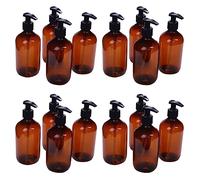 16 Pcs Nouveau 500 Ml Pompe Bouteille Maquillage Salle de Liquide Shampooing Bouteille Distributeur de Voyage Bouteille Conteneur pour Savon Douche Gel