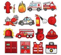 16 PCS Patch Thermocollant Vetement Ecusson Thermocollant Enfant Ecusson a Coudre Cars Piece Thermocollante Vetement Lavable Patch Vetement pour Tissu Textile Jean Chapeau T-Shirt