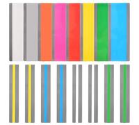 16 Pcs Règle de Lecture Colorée Guide de Lecture Bande de Lecture Dyslexie Aides à Lecture de Dyslexie Bandes de Surbrillance Guidée Règle de Suivi Réduire Stress Visuel Assistant de Enseignant (A)