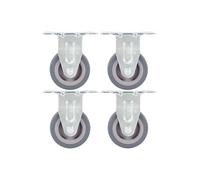 16 pcs Roulettes fixes 50 mm