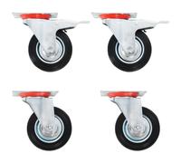 16 pcs Roulettes pivotantes 100 mm vidaXL vidaXL