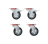 16 pcs Roulettes pivotantes 75 mm