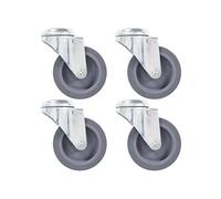 vidaXL 16 pcs Roulettes pivotantes à trou de boulon 75 mm