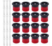 16 PCS Variable Arc Nozzle, 360° Adjustable Pop-Up Sprinkler Heads Compatible, Orbit - High-Efficiency Garden Lawn Irrigation Set (8A 16pcs)
