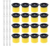 16 PCS Variable Arc Nozzle, 360° Adjustable Pop-Up Sprinkler Heads Compatible, Orbit - High-Efficiency Garden Lawn Irrigation Set (12A pcs)