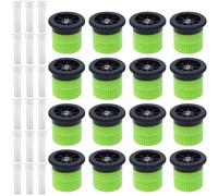 16 PCS Variable Arc Nozzle, 360° Adjustable Pop-Up Sprinkler Heads Compatible, Orbit - High-Efficiency Garden Lawn Irrigation Set (10A 16pcs)