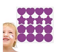 16 Pieces Autocollants UV, Autocollants Uv Sunny Patch pour Crème Solaire, Autocollants De Détection UV pour Enfant Adultes, Autocollant de Test Uv de Détection de protect