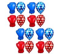 16 Pièces Ballons de Boxe en Aluminium, Moufles