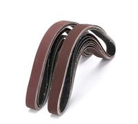16 Pièces Bande Abrasive 25x 762 mm,Ensemble de Bandes Abrasives Grains 60/120/240/320/400/600/800/1000 2 Pièces Par Grain Bande de Ponceuse pour le Ponçage