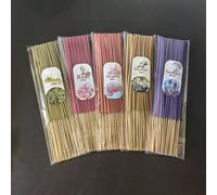 16 pièces Bâtonnets d'encens en bambou de haute qualité, multi-parfums - Parfum de longue durée, non irritant, parfait pour la pêche, le patio, la véranda, le camping, les voyages et plus encore 49 pi