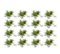 16 Pièces Bracelet Tinsel Vert, Accessoire Fête, Garçon et Filles | Pet, Retrait Rapide, Effet Visuel Fort, Ambiance Stade, Joueurs et Supporters, Thème Soccer