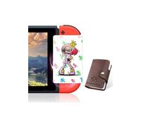 16 pièces Cartes de jeu NFC pour Splatoon 2 compatible avec Nintendo Switch/Wii U avec porte-cartes