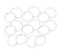 16 Pièces Clip à Ressort pour Spot Encastré Mr16 en Acier Argenté | Fixation Stable, Pose Rapide, Libération Facile, pour Bureaux et Habitations, Usage sur Supports de Luminaires