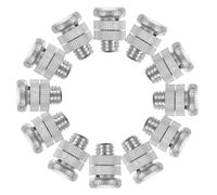 16 Pièces Clips Métalliques en Alliage D'aluminium à Boulon Fendu | Connecteurs Stables pour Clôture Électrique, Réglage de Tension, Usage Agricole et Installation DIY