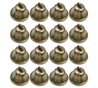 16 Pièces Clochettes DIY en Fer Bronze 38mm pour Collier Chien | Décor Suspendu, Son Joyeux, Usage Bricolage et Emballage, pour Sapin de Noël