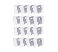 16 pièces compatibles avec S8 + /S8 Pro Ultra / S7 Maxv Q5 + Q7 + Max + remplacement d'aspirateur de sac poubelle(WhiteGrey 16 Pcs)