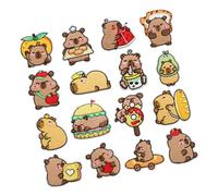 16 pièces de broderie d ' animaux de dessin animé, patchs polyvalents à repasser sur vêtements pour vestes, sacs à, manteau, chapeau, patchs sur le thème des animaux