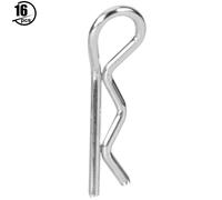 16 pièces de clips de carrosserie RC, clips de carrosserie en forme de R, pièces de rechange compatibles avec HS 18301 18302 18311 18312 1/18 RC Auto