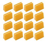16 Pièces de Fader Caps, Curseurs de Curseur de Mélangeur de Capuchons de Fader pour Pioneer DJM 350, 400, 500, 700, 750, 800, 850, 900NEXUS, 900SRT, 900NXS2, 2000, 2000nexus (Jaune)