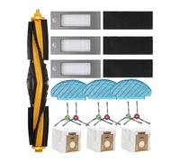 16 Pièces De Rechange For Brosse Latérale Principale, Filtre Et Sac À Poussière, Compatibles Avec Ecovacs Et Deebot T8+/T9+/N8+/N8 Por+/N10 Plus, Kit De Nettoyage For Robot Aspirateur