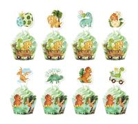 16 pièces Décorations de gâteau en forme d'animaux de la jungle, mignonnes figurines de lion et de singe. Convient pour la décoration d'anniversaire sur le thème des animaux, la décoration de gâteau p