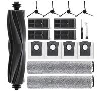 16 Pièces Ensemble D'Accessoires De Remplacement Pour Mova S70 Roller Aspirateur Robot, Brosse, Filtre, Vadrouille à Rouleau, Sac à PoussièRe, Remplacement De Brosse LatéRale
