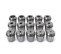 16 pièces/ensemble ER32 porte-mandrin à pince MT3 M12 cône Morse + ER32 pinces à ressort ID 3-20mm for outils de fraisage de tour