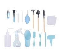 16 pièces/ensemble Mini ensemble d'outils de jardinage outil de transplantation Kit jardin outils transplantation pour l'entretien des plantes jardin intérieur (bleu) |