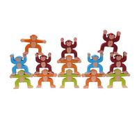 16 Pièces/Ensemble Nouveaux Blocs De Construction En Bois Singe Jeu D'équilibre Jouet Jouets Éducatifs Équilibrer Le Développement Pour Enfants Bébé Lava1