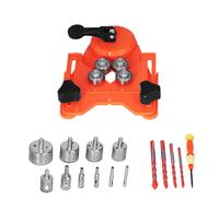 16 pièces foret diamant scie cloche 6-50mm Kit d'outils de perçage de coupe pour carrelage boisorange