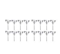 16 Pièces Griffes De Grosse Caisse Moulées Avec Tiges De Tension 100mmx6mm Accessoires De Réparation De Pièces