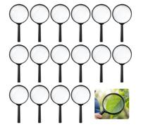16 Pièces Loupes à Main en Plastique, 12x6cm 5X Petite Loupe de Lecture | Mini Loupe pour équipement de Détective, Loupes pour Lecture de Journaux, Fêtes D'insectes, Cadeau