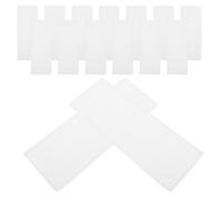 16 Pièces Marque-page à Broder Vierge 14ct Blanc, Bords Dentelle | Kit de Point de Croix Diy, 19cm, Lavable, Robuste, pour Projets Couture Débutants