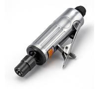 16 Pièces Meuleuse d’Angle Pneumatique, Keenso Kit de Meulage Rotatif 1/4 "1/8" Air Die Grinder Polissage Outil De Gravure avec Têtes De Meulage et Accessoires Clé 25000RPM